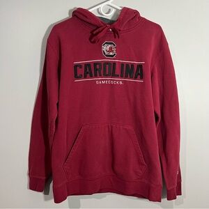 Champion South Carolina Gamecocks Red Pullover Sweatshirt Hoodie Mens Medium